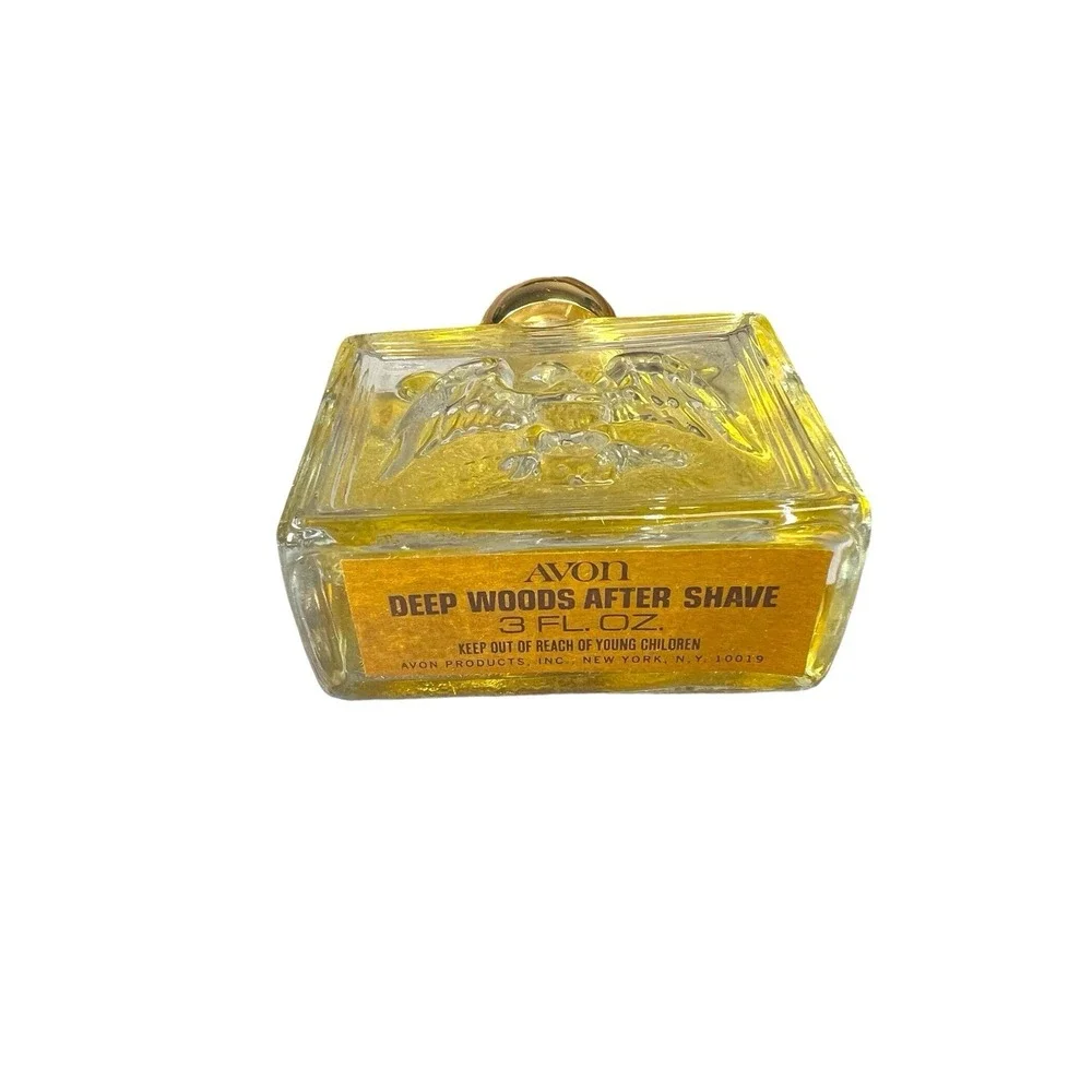 EAGLE BOX AVON ORIGINAL DEEP WOODS COLOGNE, AFTER SHAVE‎ 3 FL OZ SOAP 5 OZ